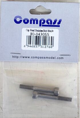 Cap Head Stainless Bolts M4x30 (2)