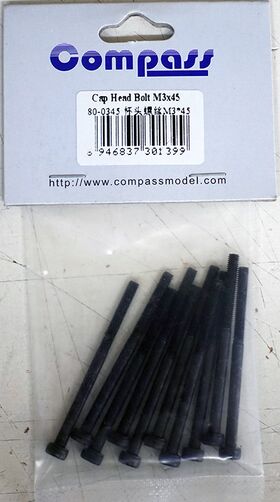 Cap Head Bolt M3x45 (10)